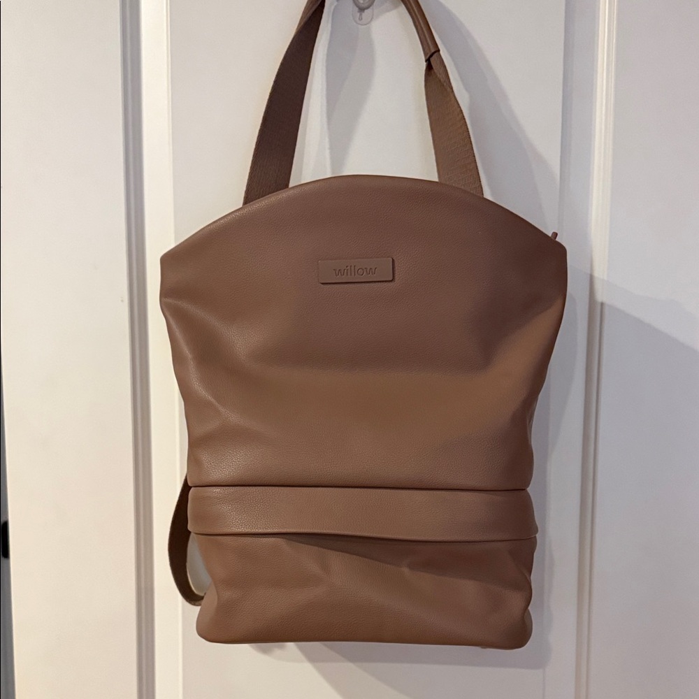 Willow Tan Leather Backpack